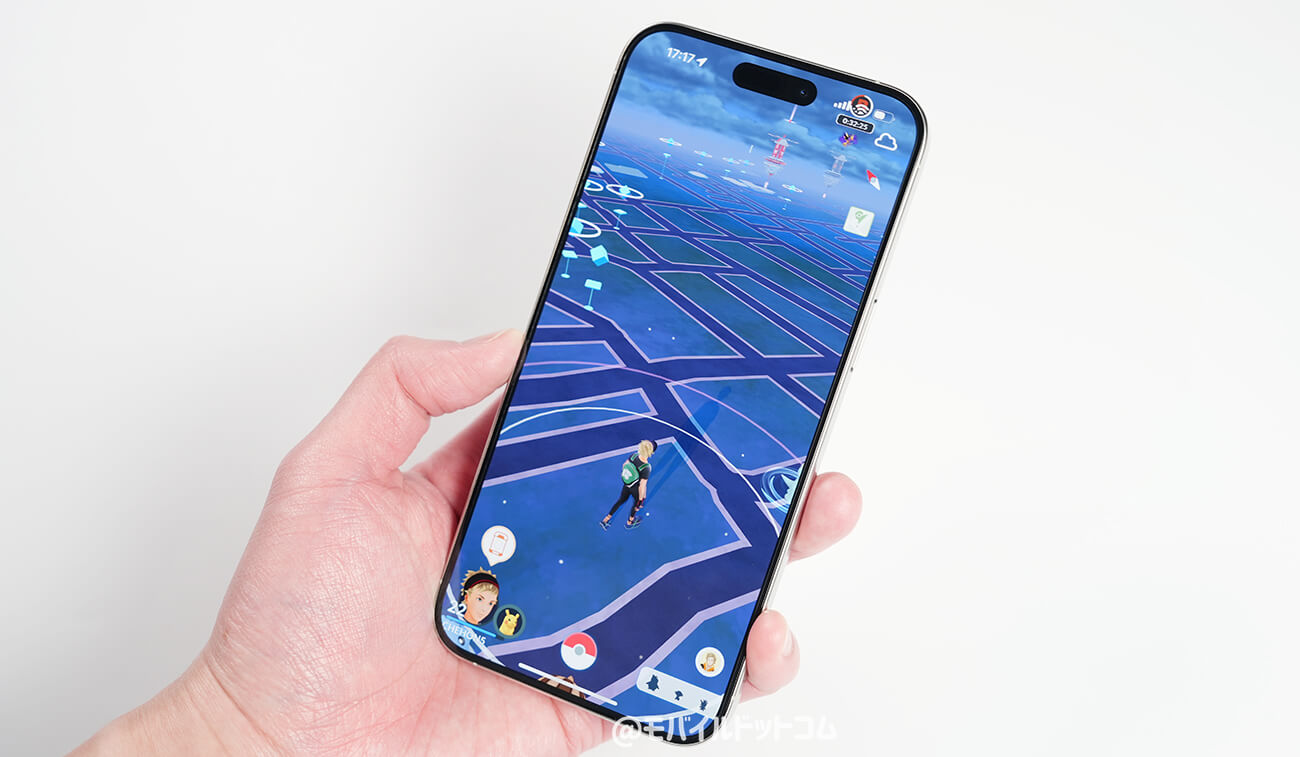 iPhone 15 Pro MaxでポケモンGOの動作チェック