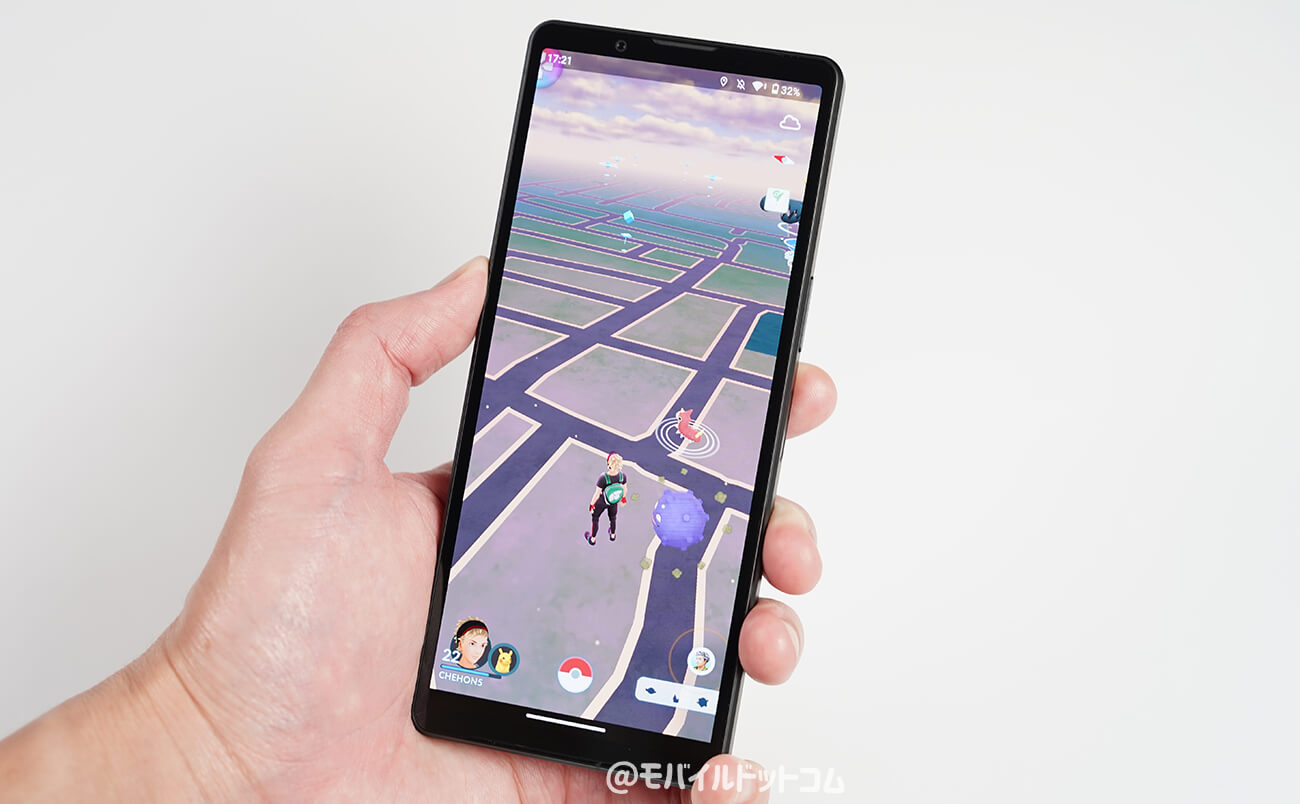 Xperia 5 VでポケモンGOの動作チェック