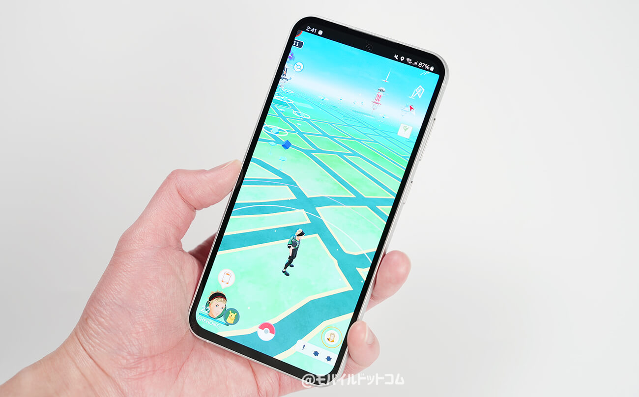 Galaxy S23 FEでポケモンGOの動作チェック