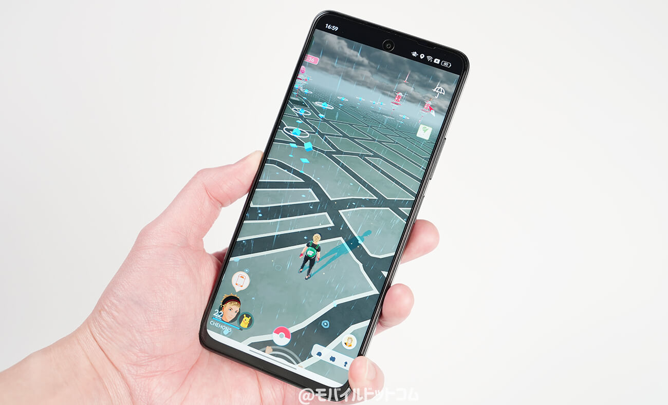 OPPO A79 5GでポケモンGOの動作チェック