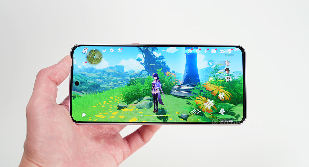 OPPO Reno11 Aで原神の動作チェック