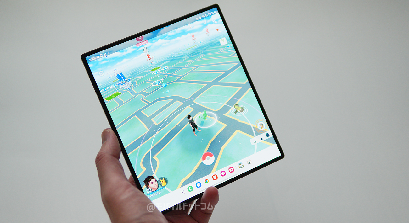 Galaxy Z Fold6でポケモンGOの動作チェック