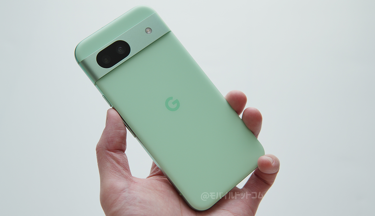 Google Pixel 8aの背面デザイン