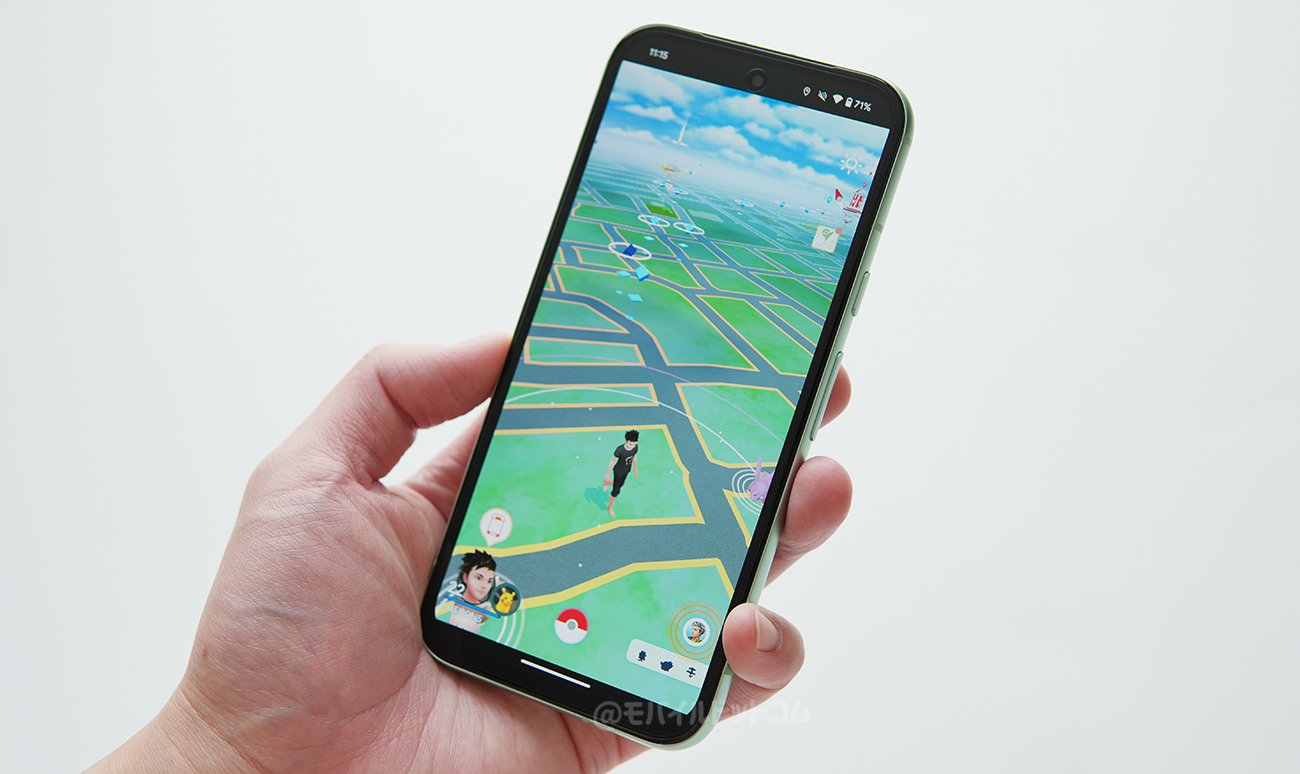 Google Pixel 8aでポケモンGOの動作チェック