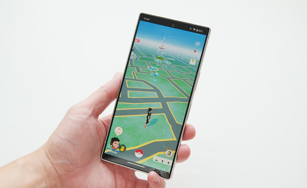 AQUOS R9でポケモンGOの動作チェック