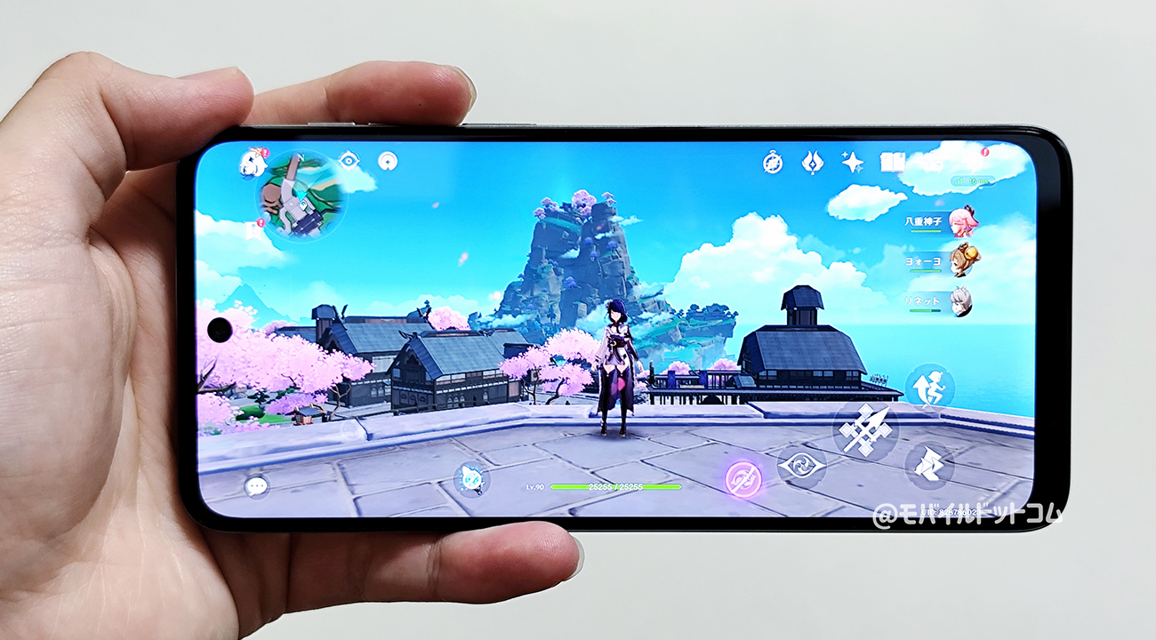 moto g64y 5Gで原神の動作チェック