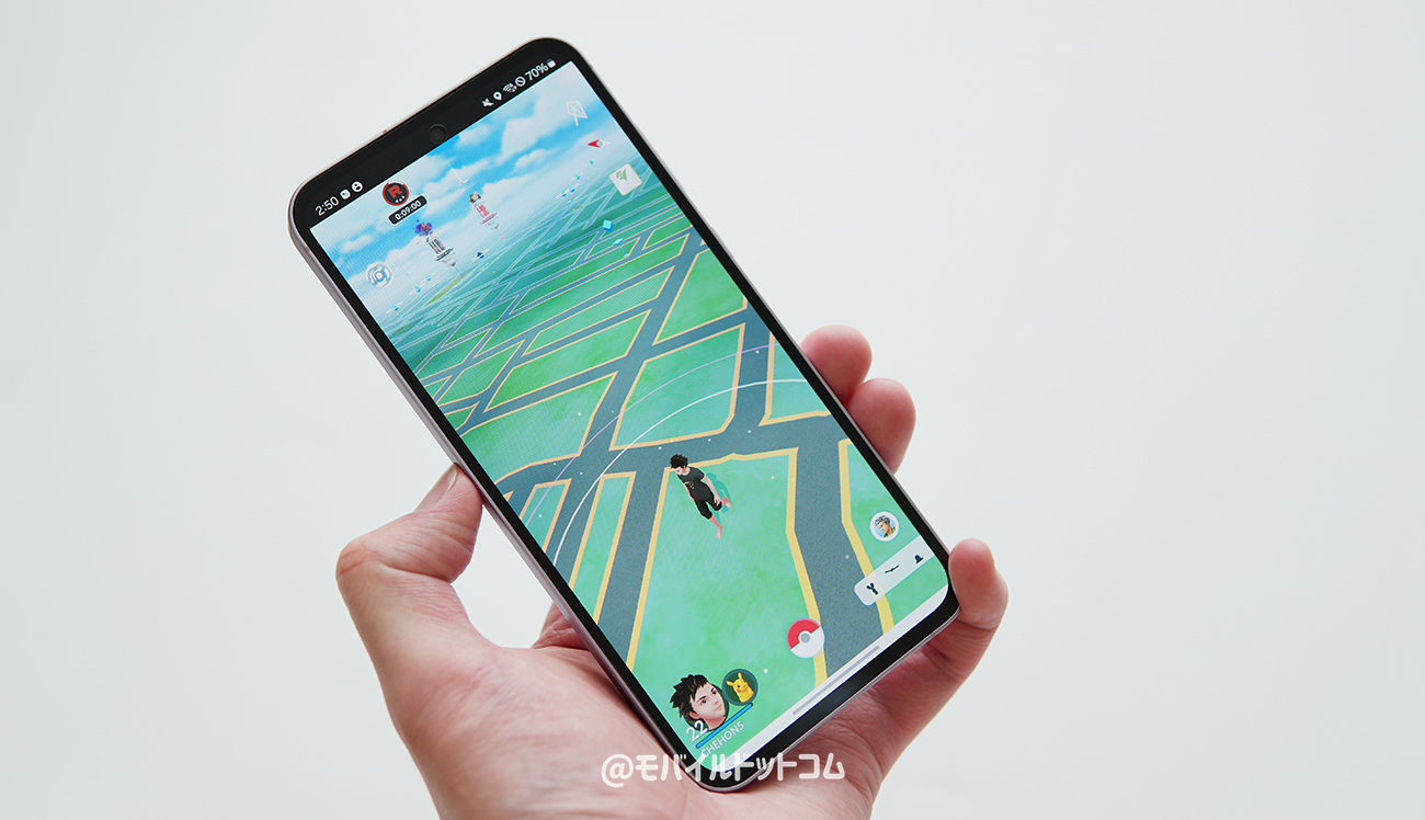 Galaxy A55 5GでポケモンGOの動作チェック