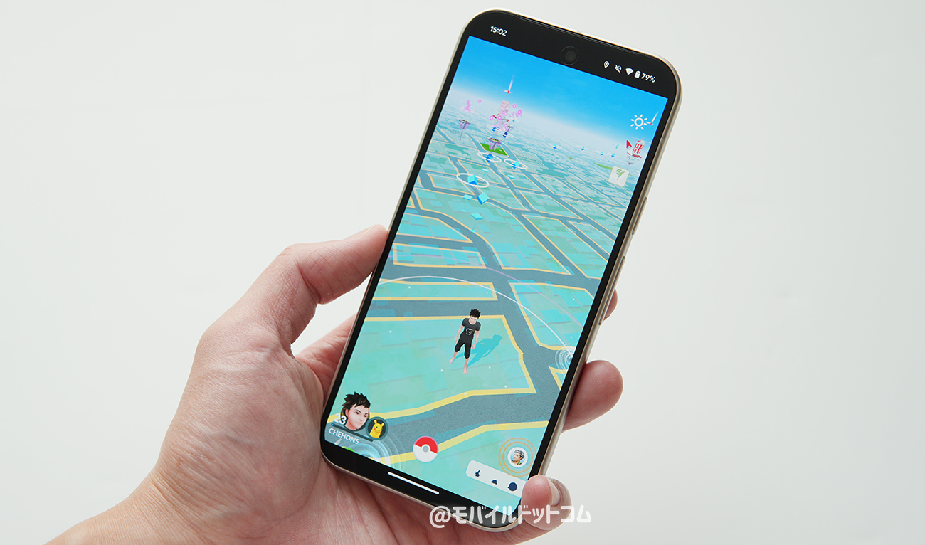 Google Pixel 9でポケモンGOの動作チェック