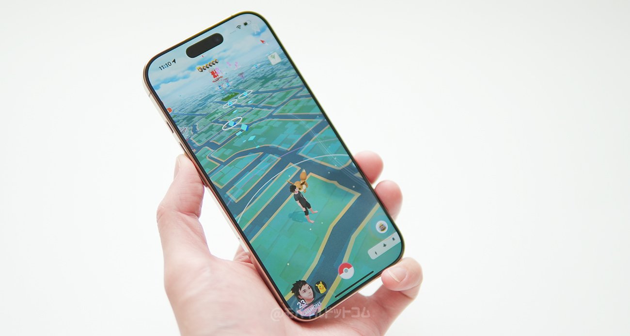 iPhone 16 ProでポケモンGOの動作チェック