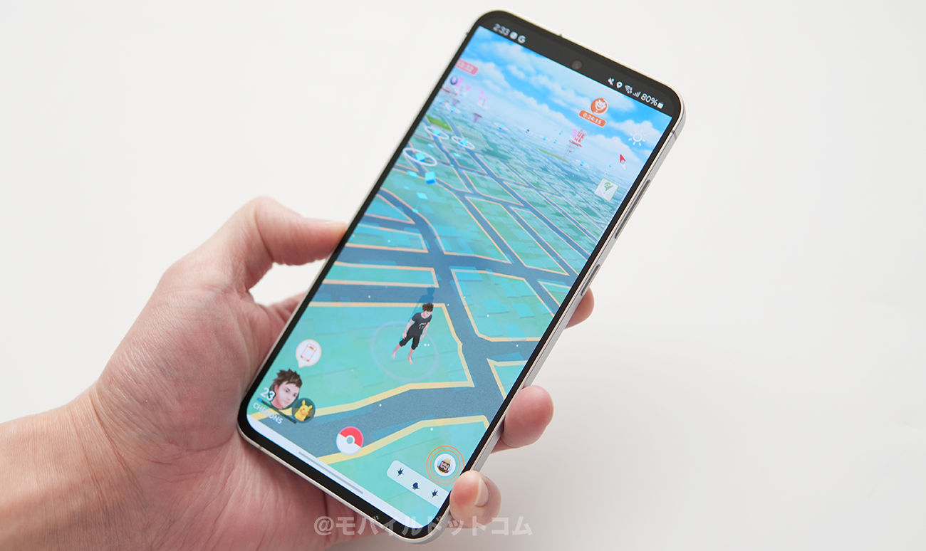 Galaxy S24 FEでポケモンGOの動作チェック