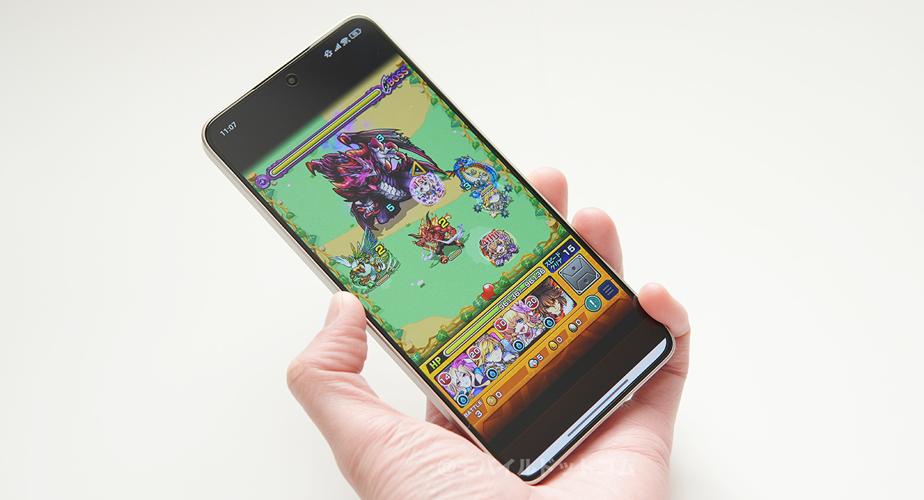 Xiaomi 14Tでモンストの動作チェック