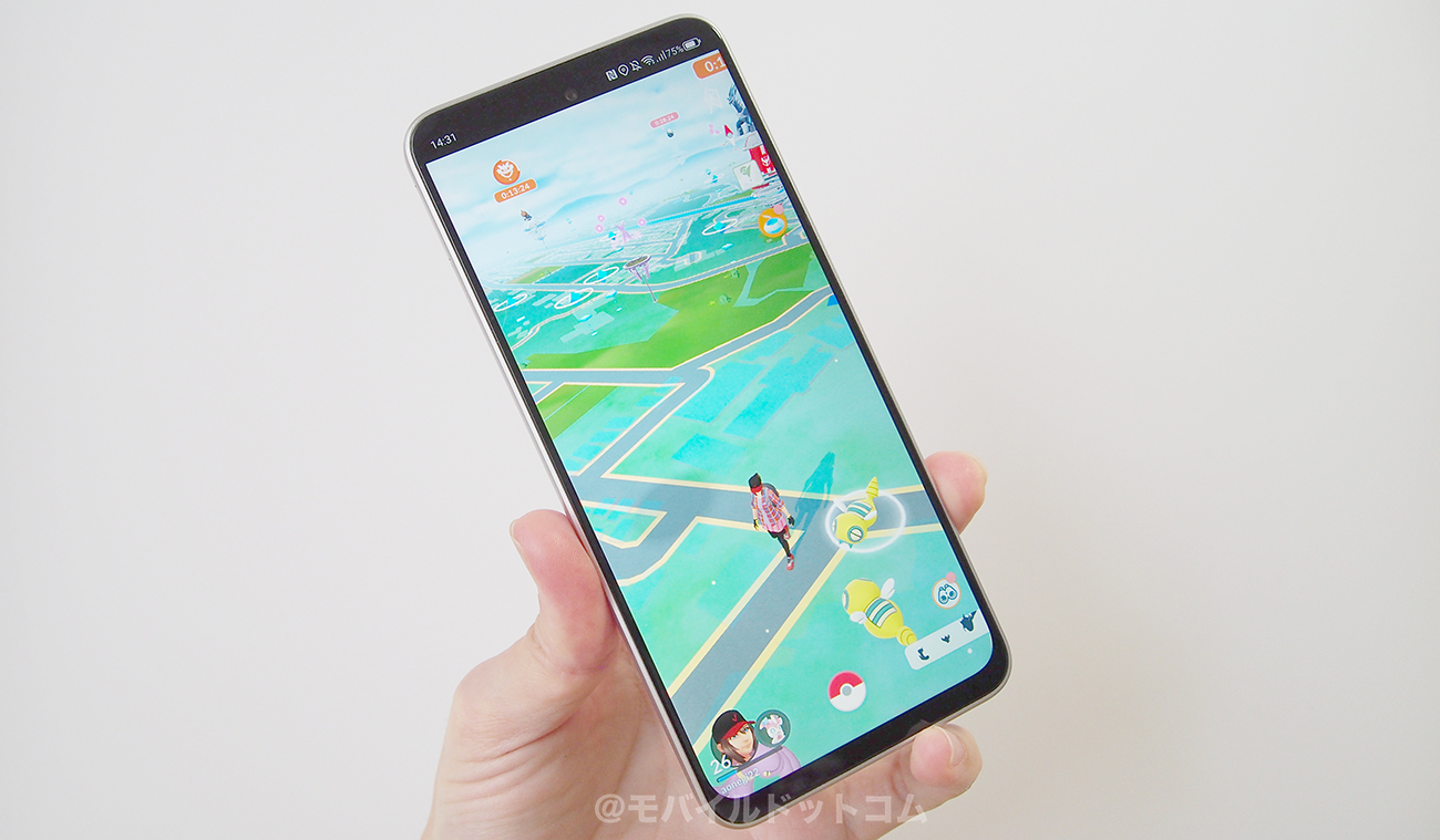 nubia S 5GでポケモンGOの動作チェック