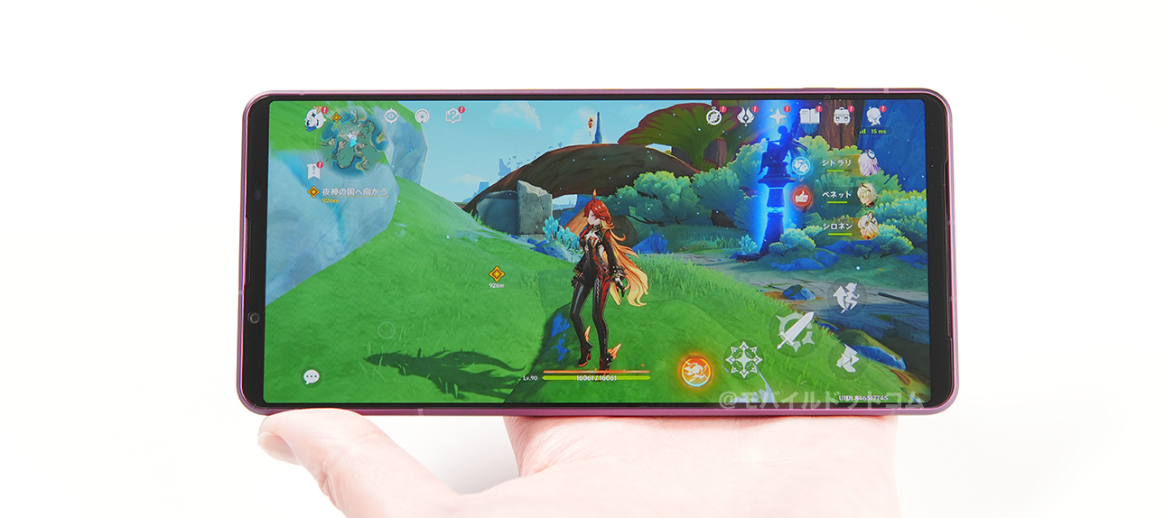 Xperia 1 VIIで原神の動作チェック