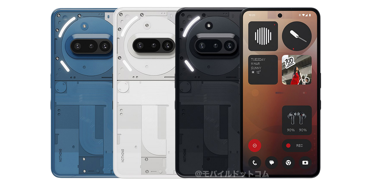 Nothing Phone (3a)のカラー