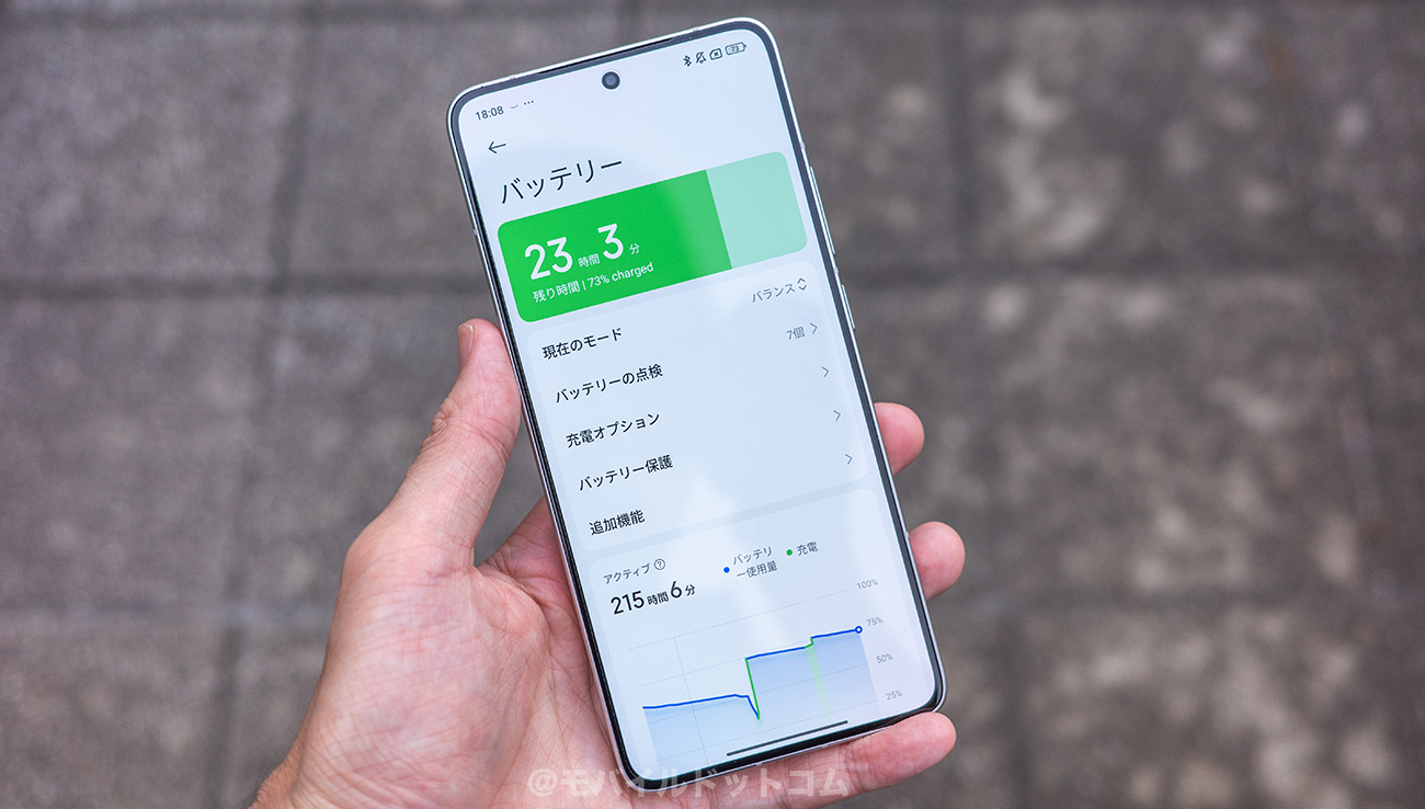 POCO F7 Proのバッテリー持ちをチェック