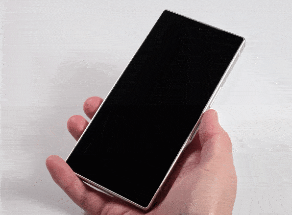 AQUOS R10の指紋認証テスト