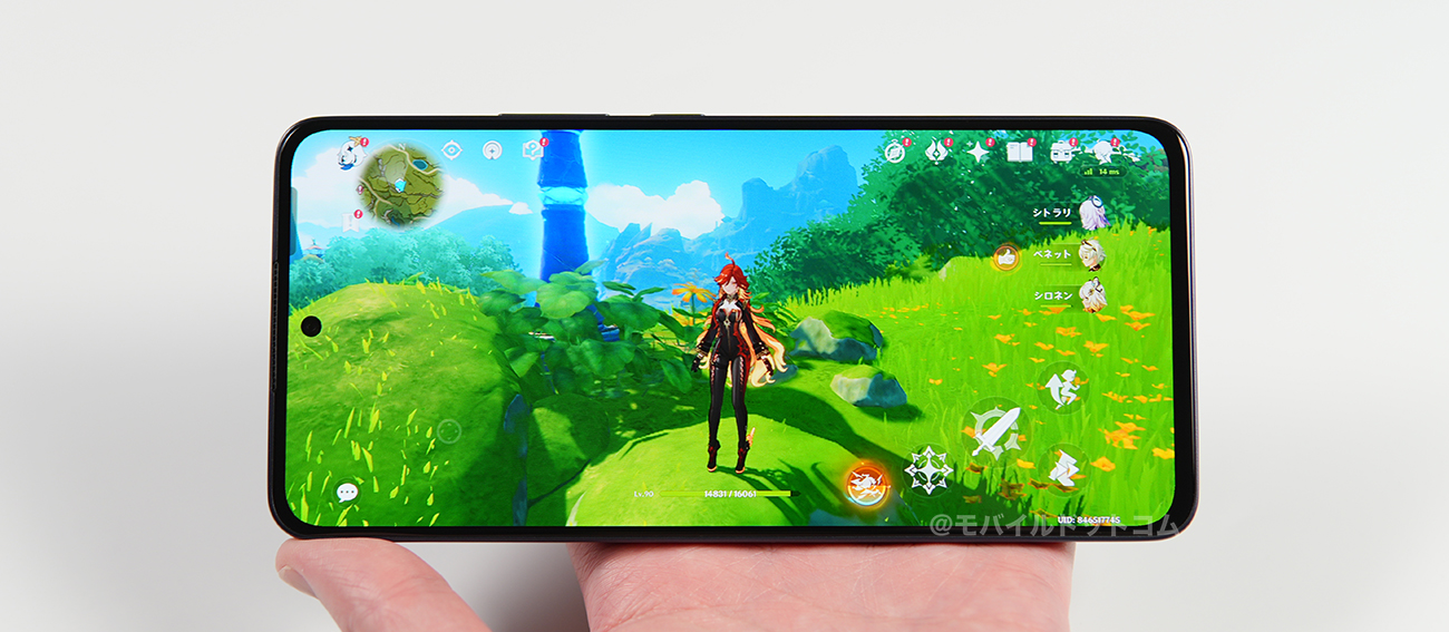 OPPO Reno13 Aで原神の動作チェック