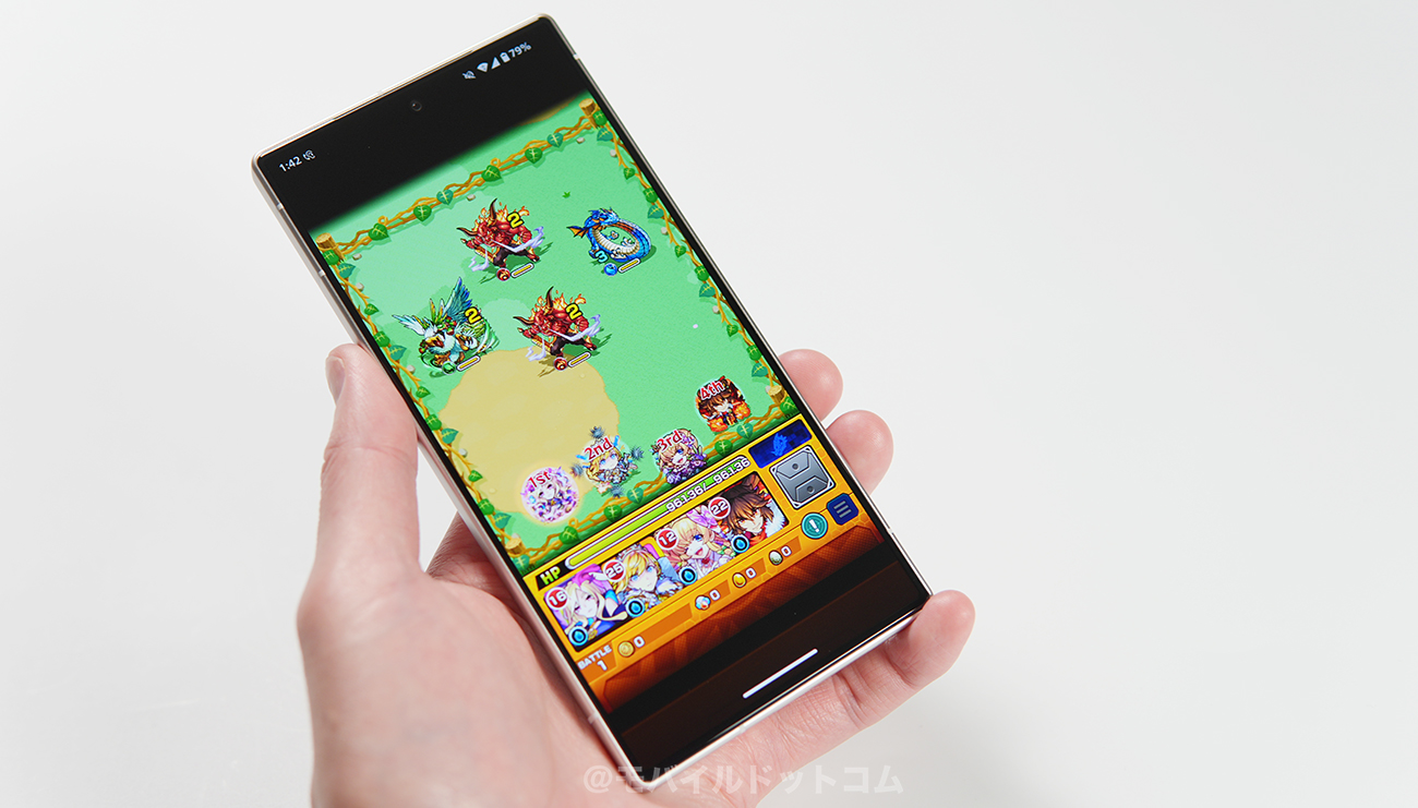 AQUOS R10でモンストの動作チェック