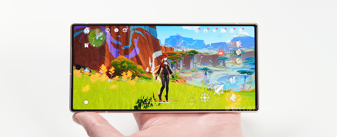 AQUOS R10で原神の動作チェック