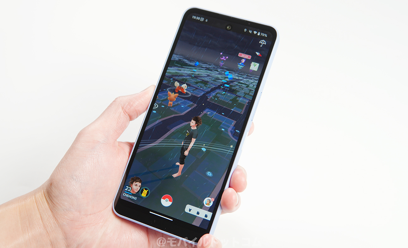 AQUOS wish5でポケモンGOの動作チェック