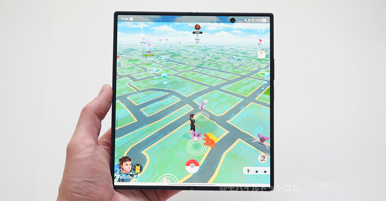 Galaxy Z Fold7でポケモンGOの動作チェック