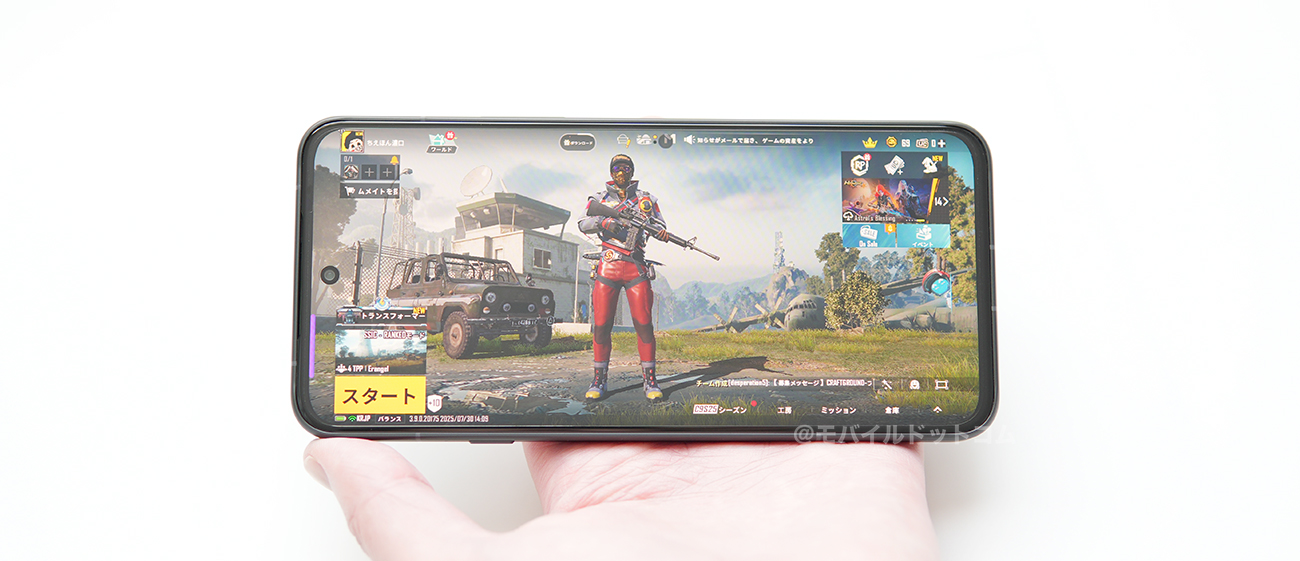arrows AlphaでPUBGモバイルの動作チェック