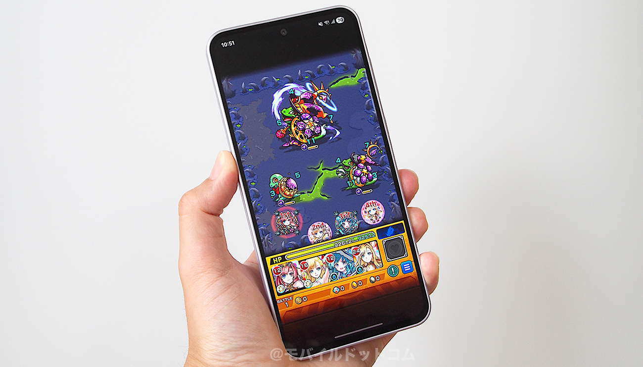 Galaxy A36 5Gでモンストの動作チェック