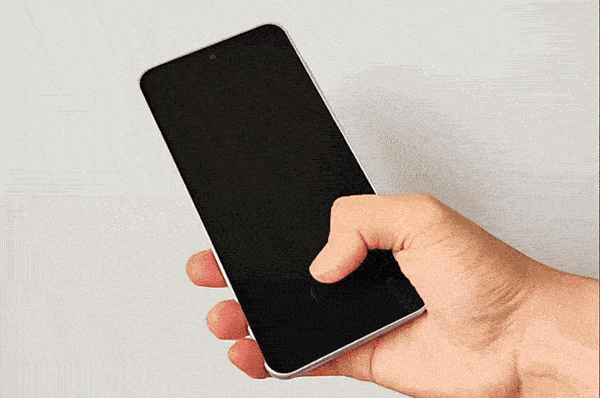 Galaxy A36 5Gの指紋認証テスト