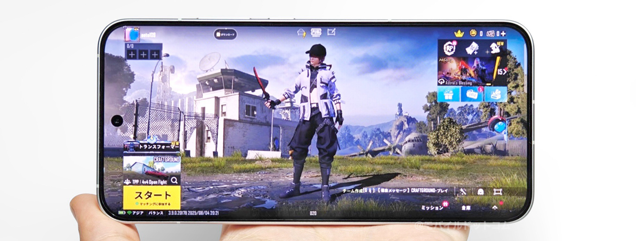 OPPO Reno14 5GでPUBGモバイルの動作チェック