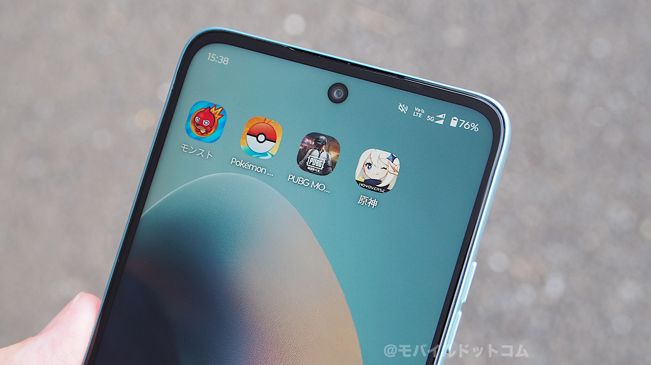 moto g66y 5Gのゲーム・アプリ動作をチェック