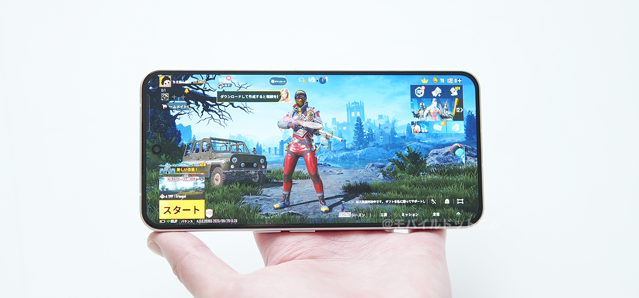 Nothing Phone (3)でPUBGモバイルの動作チェック