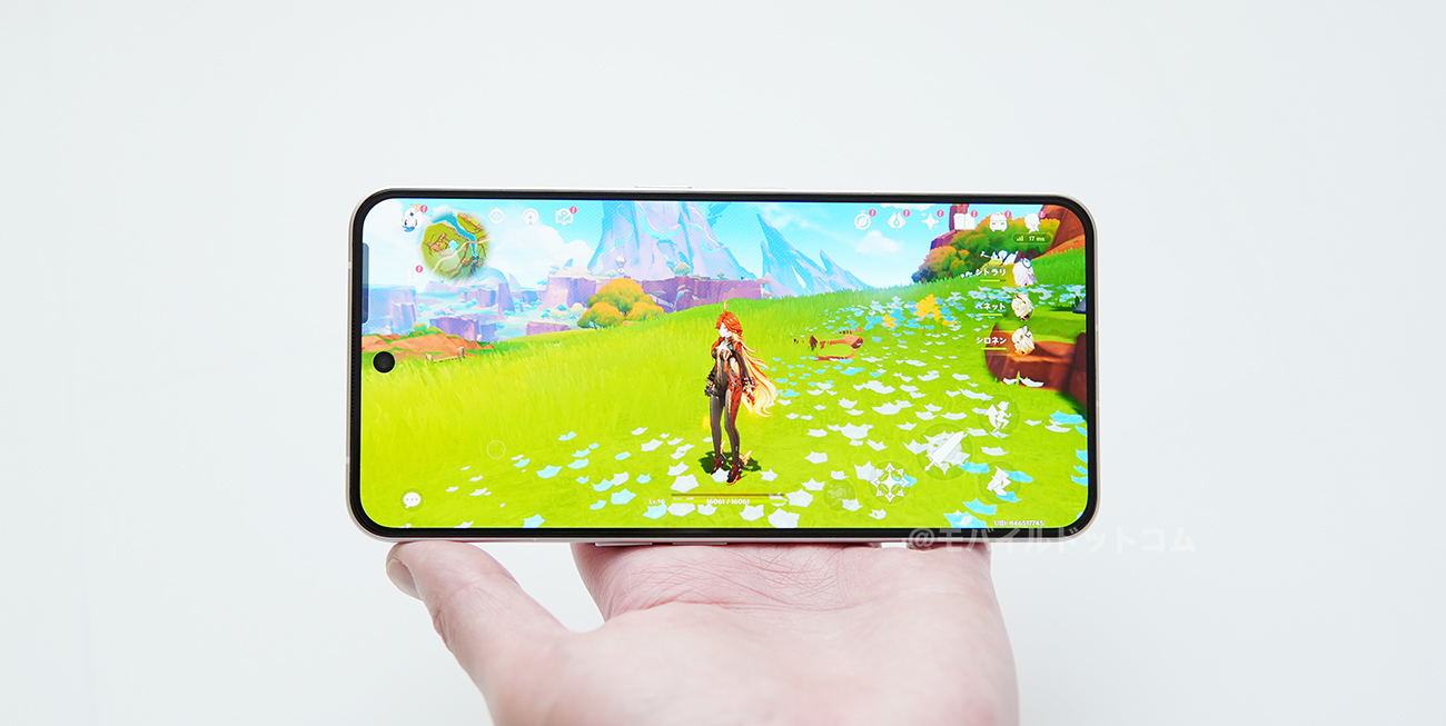Nothing Phone (3)で原神の動作チェック