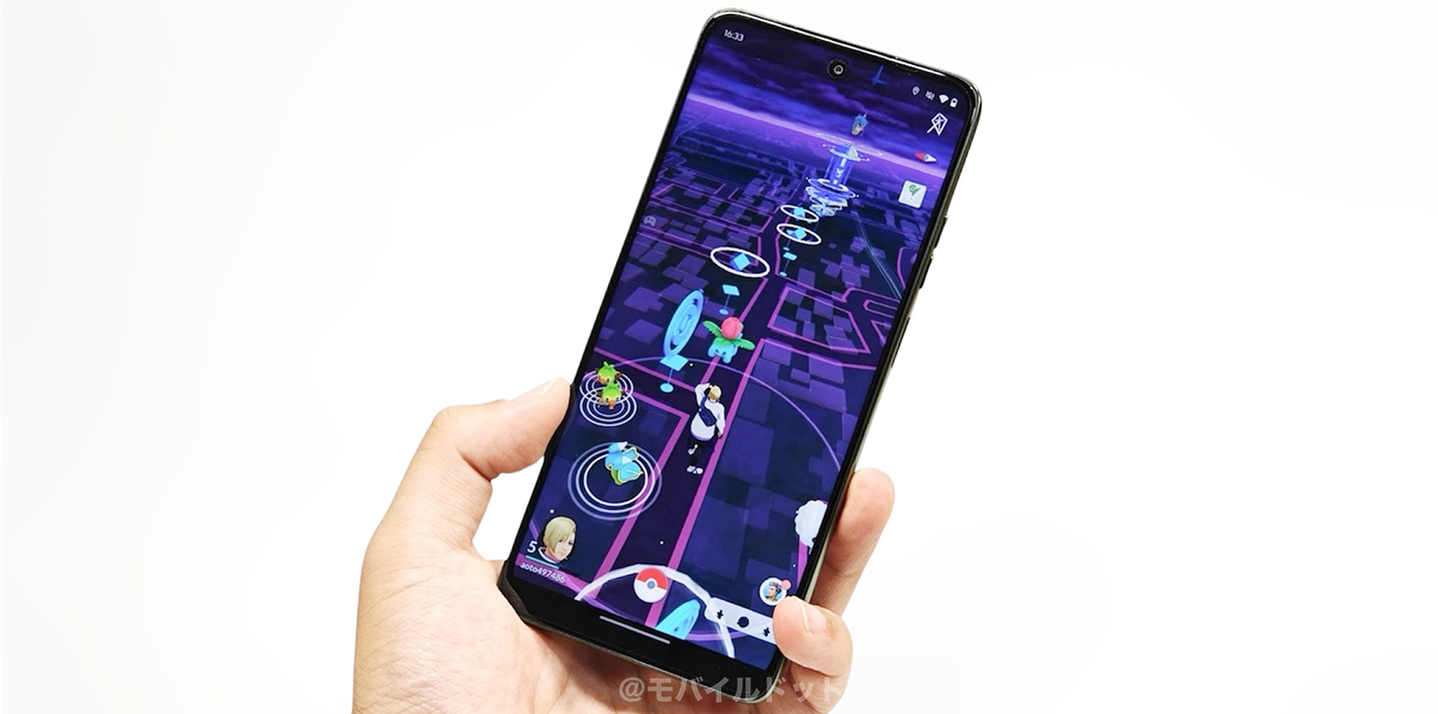 moto g66j 5GでポケモンGOの動作チェック