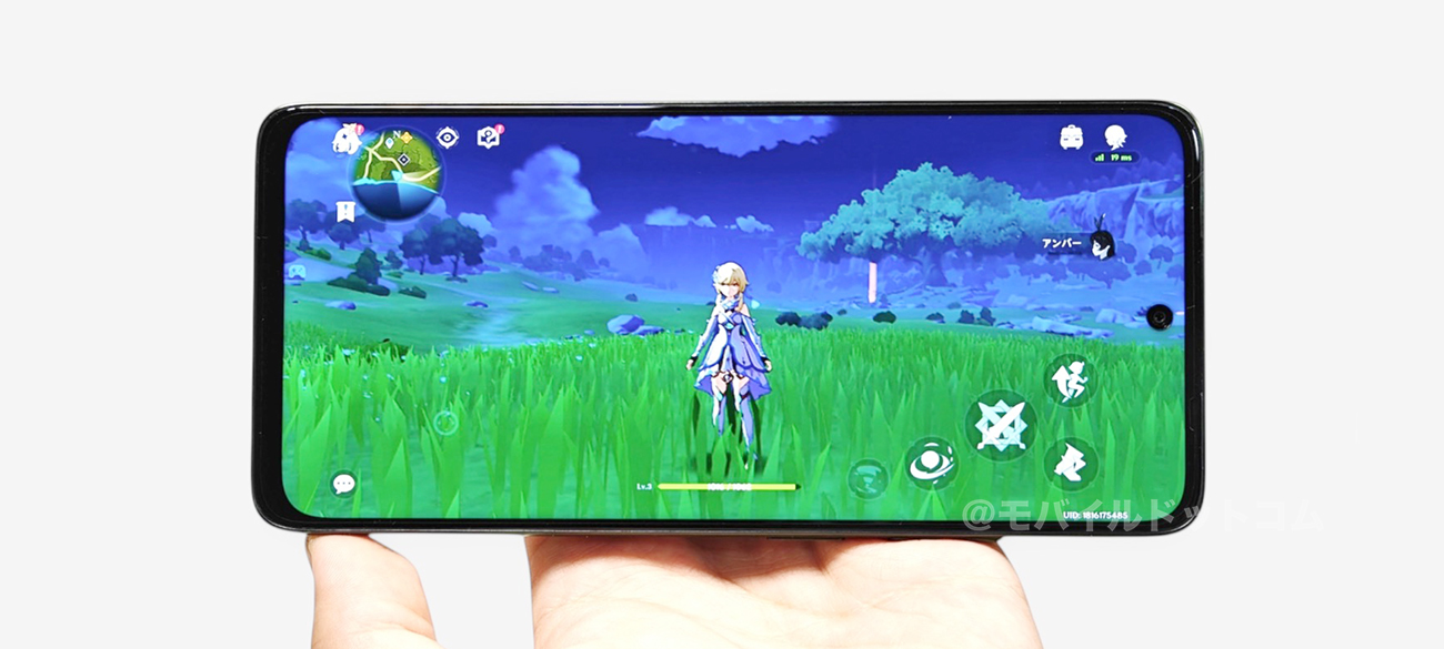 moto g66j 5Gで原神の動作チェック