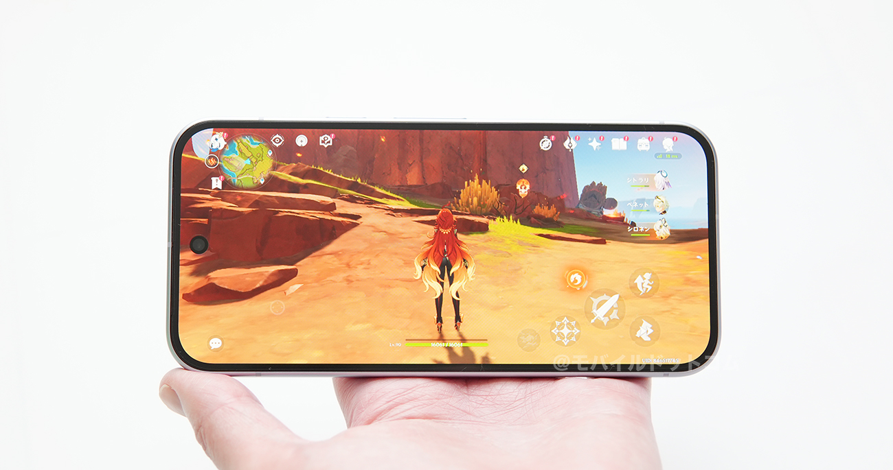 Google Pixel 10で原神の動作チェック