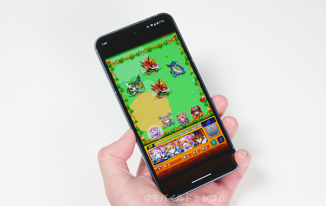 AQUOS sense10でモンストの動作チェック