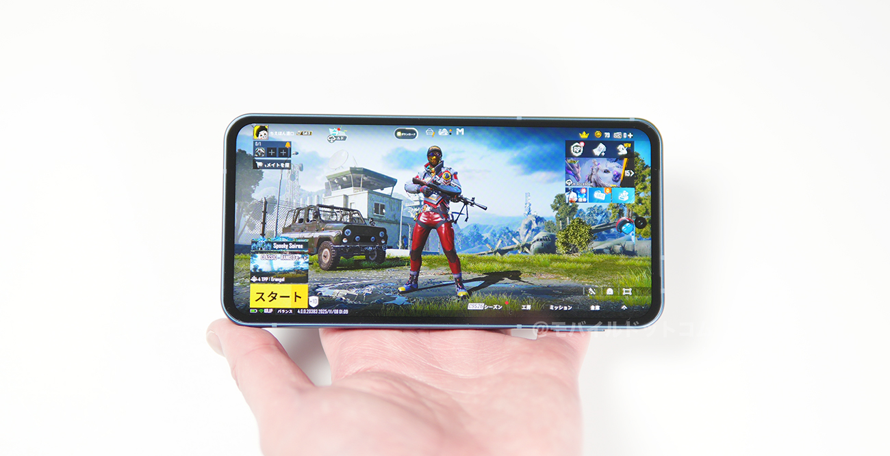 AQUOS sense10でPUBGモバイルの動作チェック