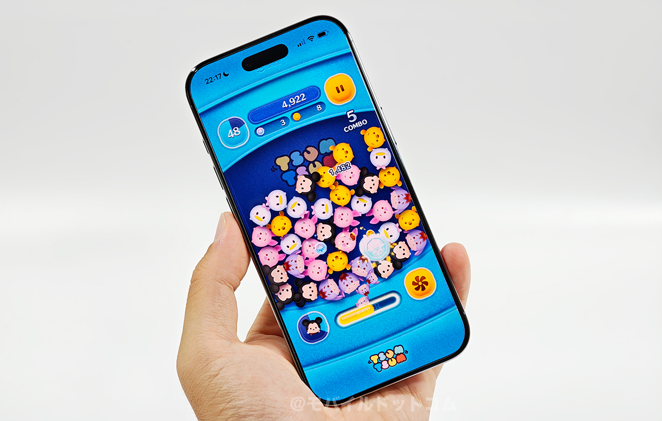 iPhone Airでツムツムの動作チェック