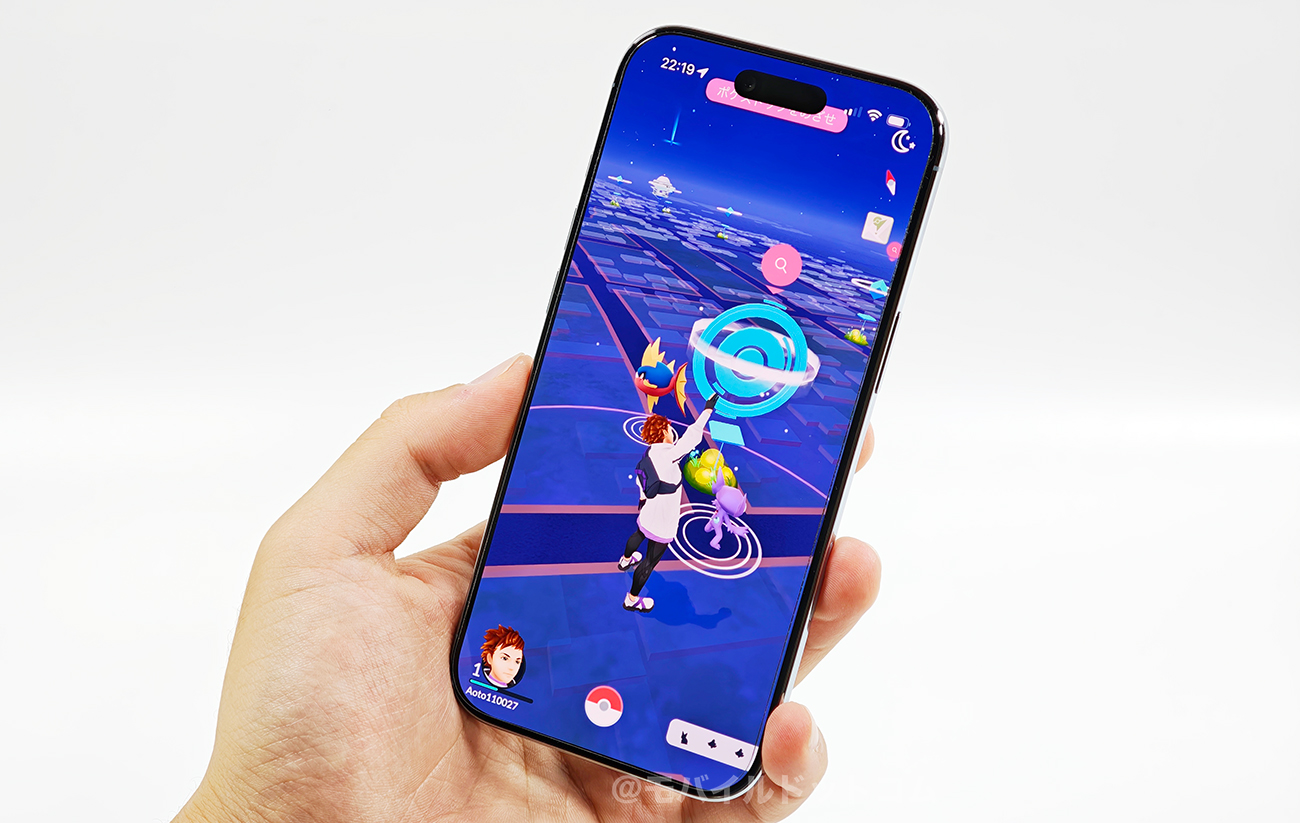 iPhone AirでポケモンGOの動作チェック