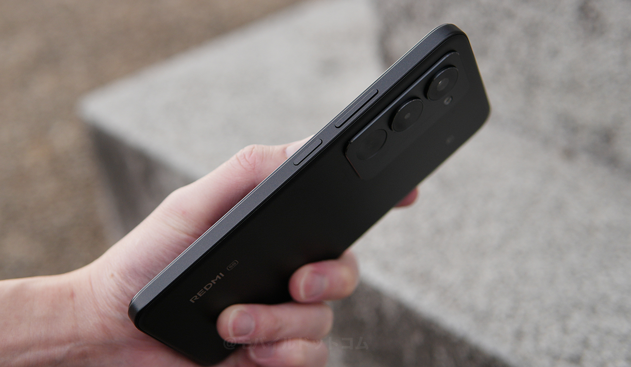 REDMI 15 5Gの指紋・顔認証をチェック