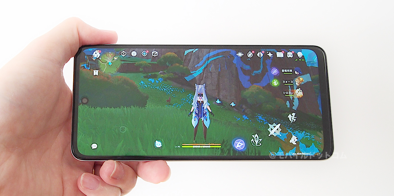 OPPO A5 5Gで原神の動作チェック