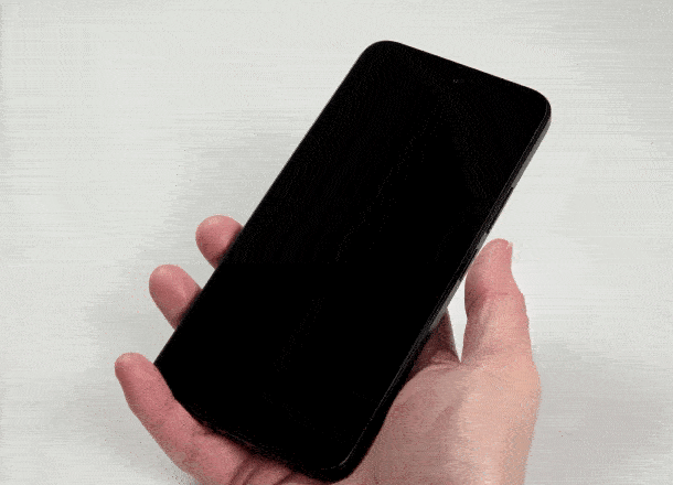 REDMI 15 5Gの指紋認証テスト