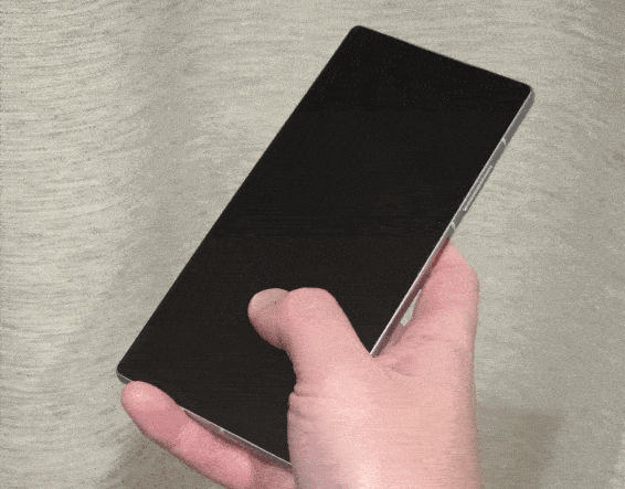 nubia Z80 Ultraの指紋認証テスト