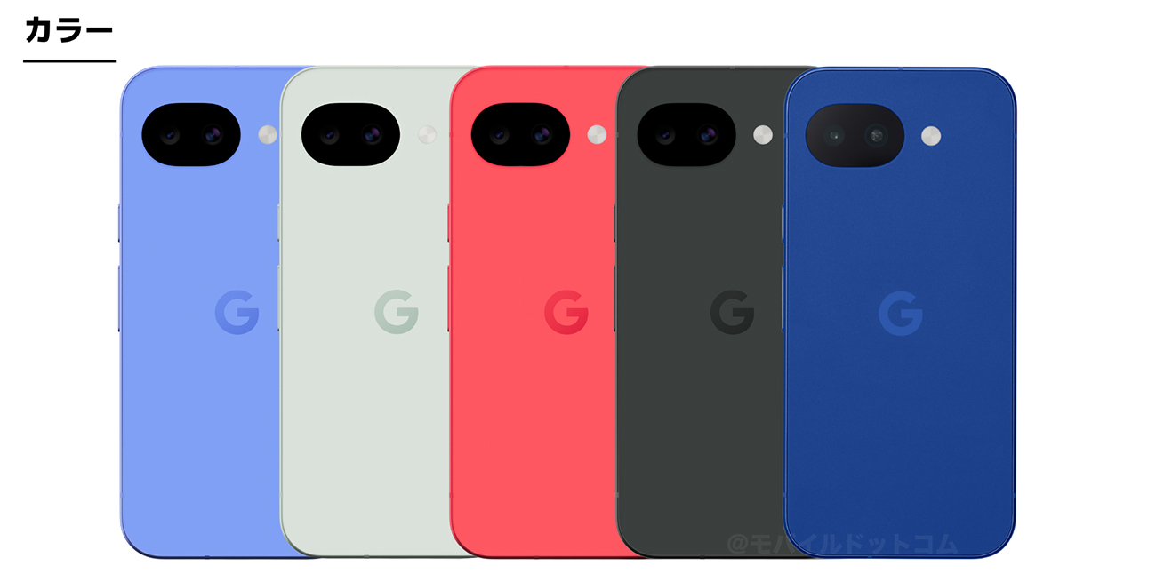Google Pixel 10aのカラー