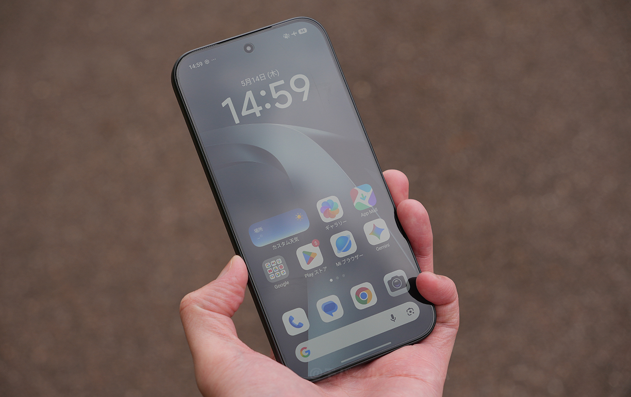 Xiaomi 17Tの生体認証の使い勝手